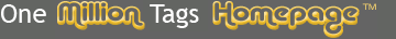 One Million Tags Homepage